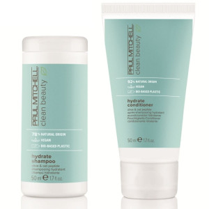 Paul Mitchell Clean Beauty Hydrate - mini zestaw nawilżający 2x50ml