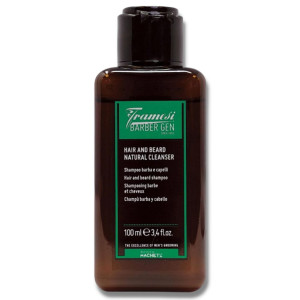 Framesi Barber Gen Hair An Beard Natural Cleanser płyn zmiękczjący i nawilżający do brody i włosów 100ml