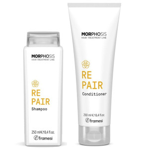 Framesi Morphosis Repair - zestaw regenerujący - szampon 250ml i odżywka 250ml