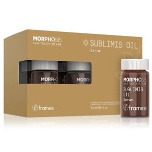 Framesi Morphosis Sublimis Oil - serum nawilżające, rozświetlające włosy 6x15ml