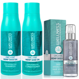 Wellness Premium Deep Hydrating Zestaw Szampon, Odżywka, Serum