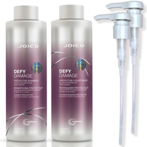 Joico Defy Damage Zestaw Szampon 1000 ml Odżywka 1000 ml