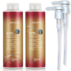 Joico K-pak Color Therapy zestaw szampon 1000 ml odżywka 1000 ml