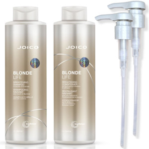 Joico Blonde Life zestaw do włosów blond szampon 1000 ml odżywka 1000 ml