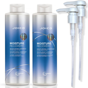 Joico Moisture Recovery nawilżający zestaw do włosów przesuszonych 2 x 1000 ml