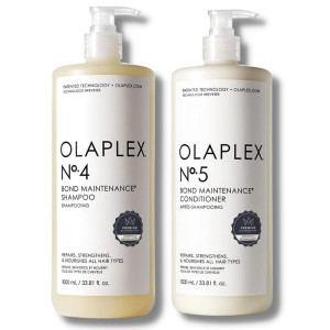 Olaplex Bond Maintenance zestaw odbudowujący szampon No. 4 1000ml odżywka No. 5 1000ml