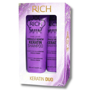 Rich Miracle Renew Keratin Duo - szampon 250ml odżywka 250ml