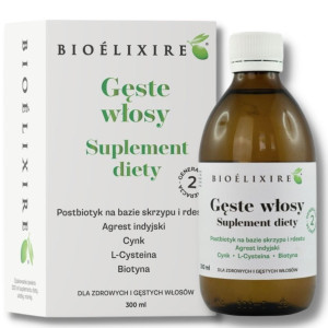 Bioelixire Gęste włosy suplement diety przeciw wypadaniu włosów 300ml