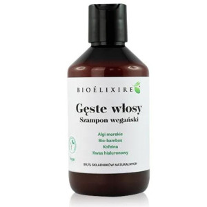 Bioelixire Gęste włosy szampon wegański przeciw wypadaniu włosów 300ml