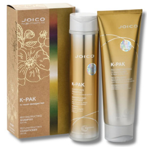 Joico K-pak Duo - zestaw do włosów zniszczonych szampon 300ml odżywka 250ml