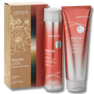 Joico YouthLock Duo - zestaw z kolagenem do włosów dojrzałych szampon 300ml odżywka 250ml