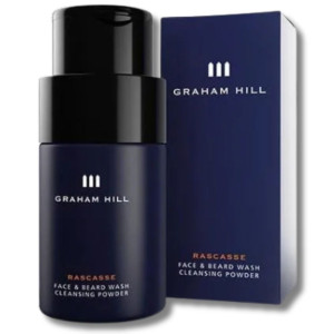 Graham Hill RASCASSE Face & Beard Wash Cleansing Powder - enzymatyczny puder oczyszczający do twarzy i brody 40g