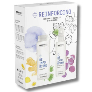 Framesi Morphosis Reinforcing - zestaw stymulujący wzrost włosów i zapobiegający wypadaniu szampon 250ml spray 150ml