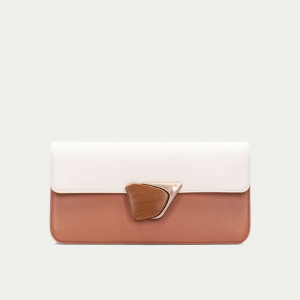 Elegancka torebka damska - HISPANITAS BV264529 KREMOWO-KARMELOWA