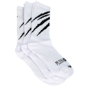 Skarpetki 3-pack - PLEIN SPORT UUY0038 BIAŁE