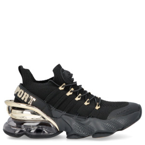 Sneakersy premium - PLEIN SPORT SADS USC0518 CZARNE