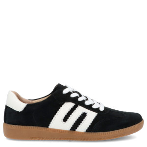 Sneakersy ze skóry - FILIPPO DP7492/25 CZARNE