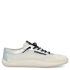 Hiszpańskie sneakersy barefoot - HISPANITAS SHV264573 BIAŁO-SREBRNE