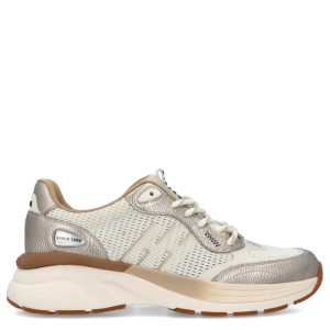 Hiszpańskie sneakersy premium - HISPANITAS HV264501 KREMOWO-ZŁOTE