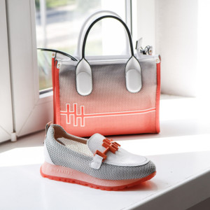 ZESTAW BUTY + TOREBKA - HISPANITAS HV253919 BV253825 - BIAŁO-CZERWONY