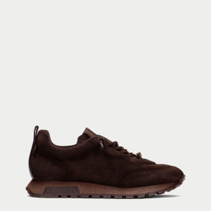 Hiszpańskie sneakersy premium - HISPANITAS HI265186 BRĄZOWE