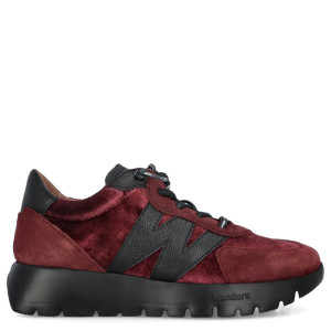 Sneakersy damskie premium - WONDERS A-24111 BORDOWE