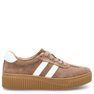 Sneakersy ze skóry naturalnej - FILIPPO DP6776/26 BEŻOWE