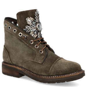 Hiszpańskie botki premium - ALMA EN PENA I240750 KHAKI