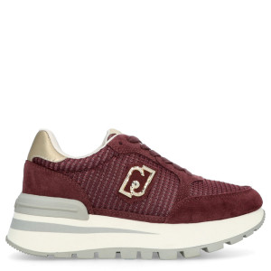Sneakersy premium - LIU JO AMAZING 25 BORDOWE