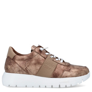 Hiszpańskie sneakersy premium - WONDERS A-2492 ZŁOTE