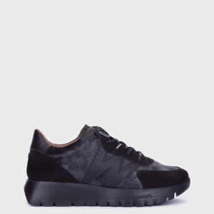 Sneakersy damskie premium - WONDERS A-24111 CZARNE