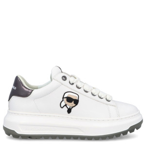 Sneakersy męskie - KARL LAGERFELD KAPRI LUG KL57530 BIAŁE