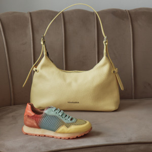 Zestaw sneakersy + torebka - HISPANITAS CHV253812 PASTEL TOSCANIO G185 ZÓŁTA