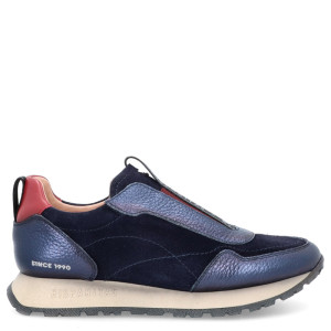 Wsuwane sneakersy damskie - HISPANITAS HI254311 GRANATOWE