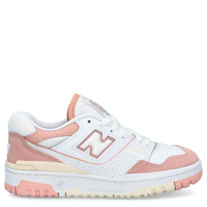 Sneakersy damskie - NEW BALANCE BBW550CD BIAŁO-RÓŻOWE