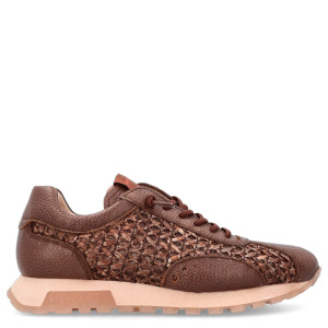 Hiszpańskie sneakersy premium - HISPANITAS RHV264741 BRĄZOWE