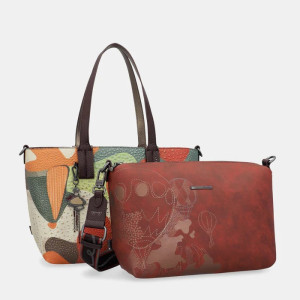 Torebka damska shopper - ANEKKE TULIP ODYSSEY 43832-405
