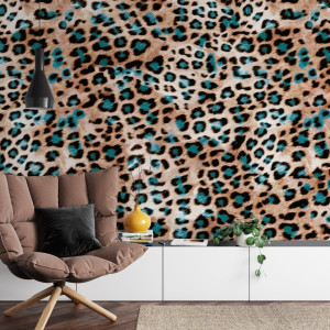 Tapeta na ścianę - cheetah effect , rodzaj - tapeta flizelinowa