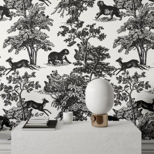 Tapeta na ścianę - hunting safari , rodzaj - tapeta flizelinowa laminowana