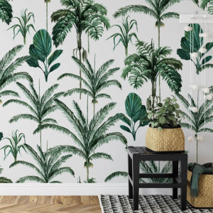 Tapeta na ścianę - palming wall , rodzaj - tapeta flizelinowa laminowana