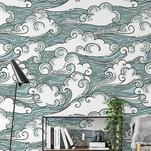 Tapeta na ścianę - sailing clouds , rodzaj - tapeta flizelinowa laminowana