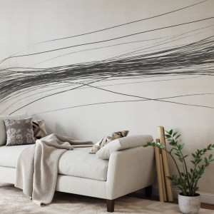 Tapeta na ścianę - stormy lines , rodzaj - tapeta flizelinowa laminowana