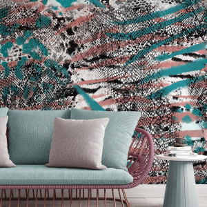 Tapeta na ścianę - abstract skin , rodzaj - tapeta winylowa strukturalna