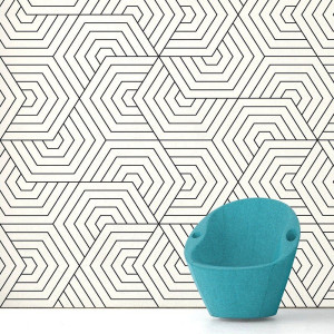 Digital pattern - tapeta ścienna , rodzaj - tapeta flizelinowa