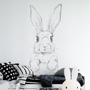 Tapeta na ścianę - rabbit , rodzaj - tapeta flizelinowa laminowana