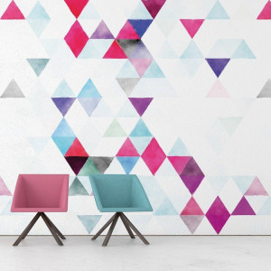 Artistic pink - tapeta ścienna , rodzaj - tapeta flizelinowa