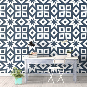 Decorative stars - tapeta ścienna , rodzaj - tapeta winylowa strukturalna