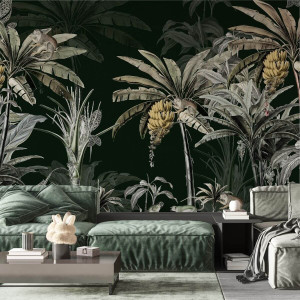 Tapeta na ścianę - tropicana mood , rodzaj - tapeta winylowa strukturalna