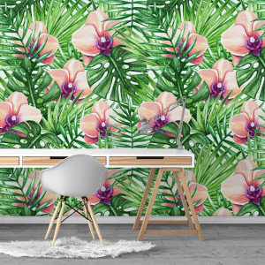 Sunny tropic - tapeta na ścianę , rodzaj - tapeta flizelinowa laminowana