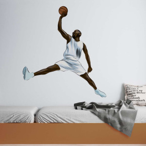 Tapeta na ścianę - basketball jump , rodzaj - tapeta flizelinowa